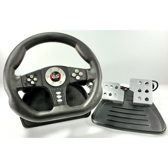 GameStop GS PlayStation 2 BB-031 Wired Racing Wheel and Pedals Tested - Picture 1 of 14